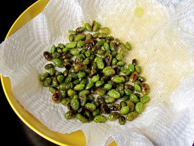 Questions About Blogging Etiquette and Roasted Edamame