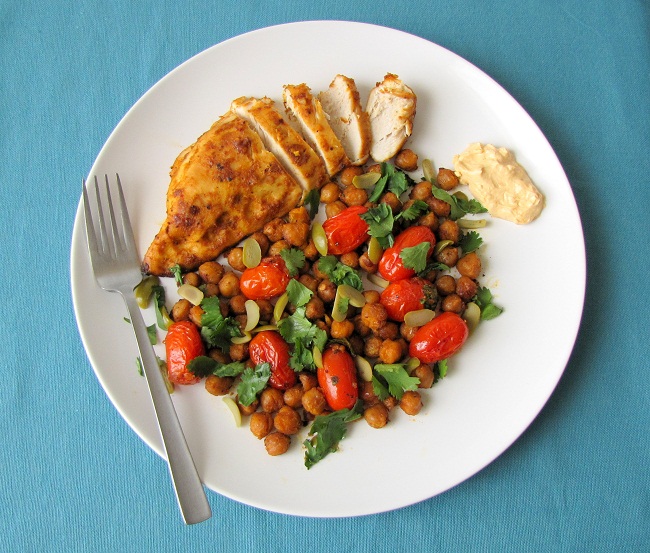 Must Make: Roast Chicken Breasts with Chickpeas, Tomatoes and Smoked Paprika