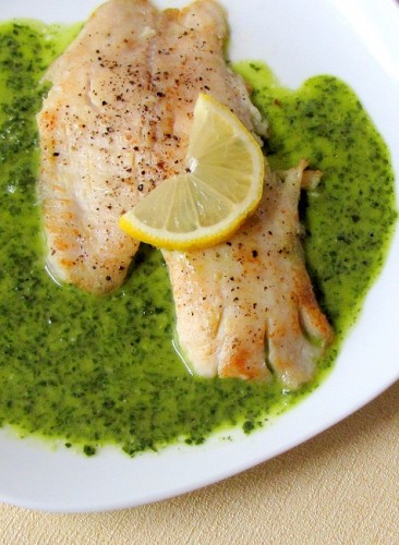 Tilapia with Lemon-Parsley Sauce